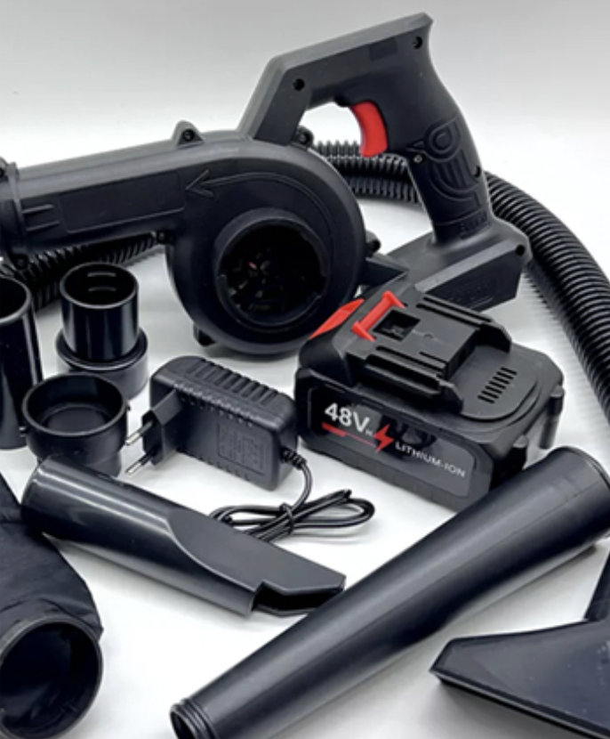 Аккумуляторная воздуходувка 48V 2 в 1